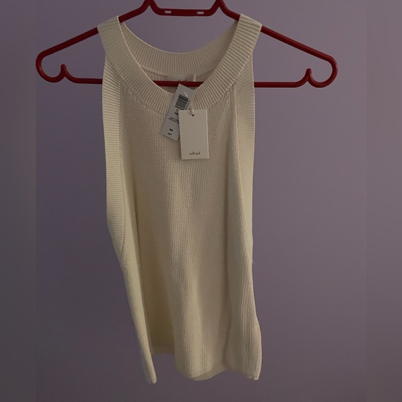 Aritzia/Wilfred - Knit Halter Tank Top - Orris - Picture 6 of 7